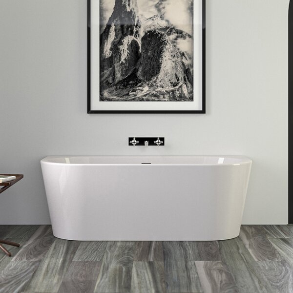 Knief Wall Corner Ванна пристенная 165x75х58см., с щелевым переливом, без сл-перелива, цвет: белый глянцевый