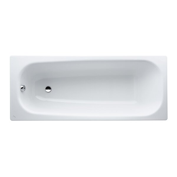 Laufen Pro Ванна встраиваемая, 170x70см., эмалированная сталь (3,5 мм), шумоизоляционное покрытие, с отверстиями для ручек, цвет: белый