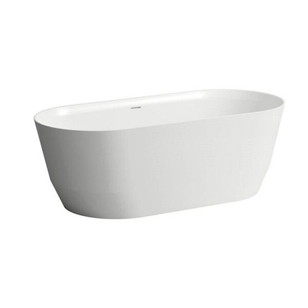 Laufen Pro Ванна отдельностоящая, 165х75см., слив click-clack, цвет: белый