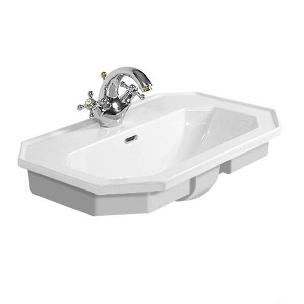 Duravit 1930 Раковина для встраивания сверху, с перел., и 1 отв. под смес., 58х47х Н:22.5см