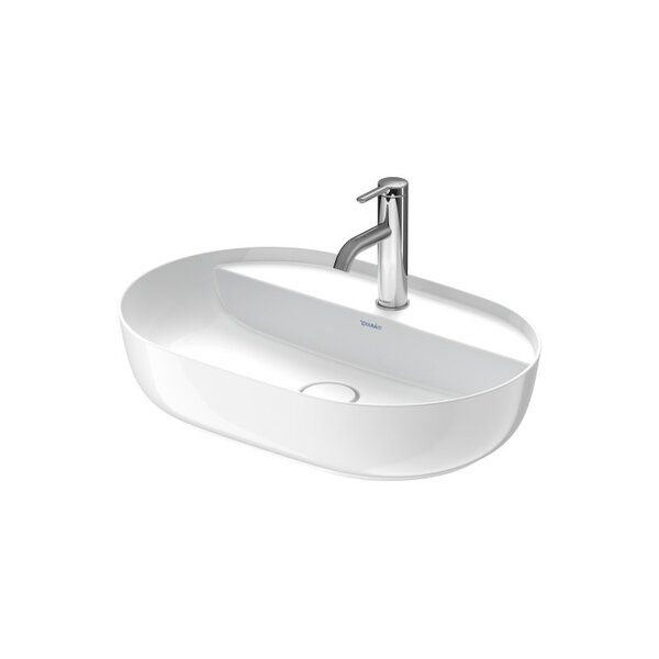 Duravit Luv Раковина на столешницу 600мм Luv, цвет белый, без переливас площадкой, с 1 отв. под смеситель (СПЕЦЦЕНА со склада поставщика!)