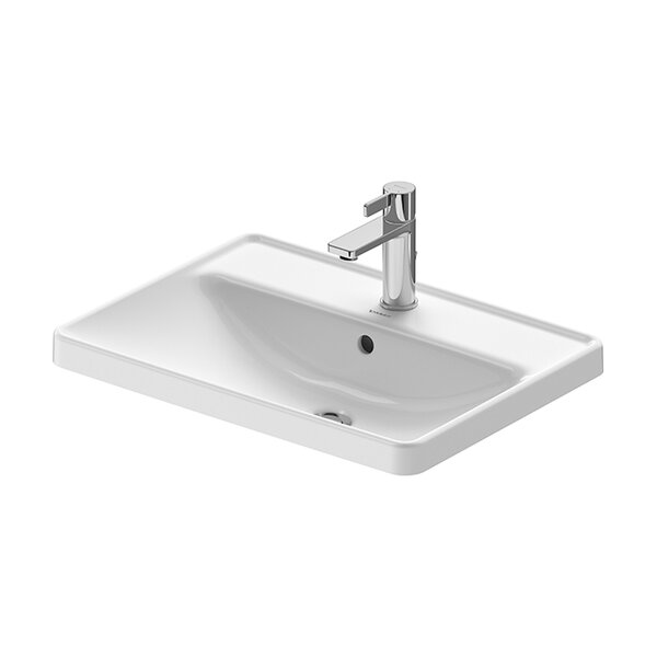 Duravit D-Neo Раковина встраиваемая сверху  600х440  мм,, с переливом, с 1 отв. под смеситель, цвет: белый