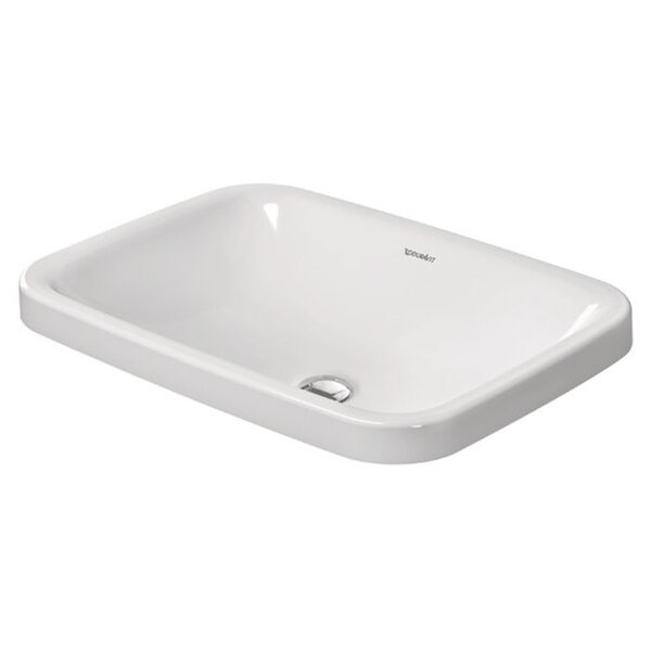Duravit DuraStyle Раковина встр., для встраивания сверху, без перелива, без площадки под смес., 600x430мм, Цвет: Белый