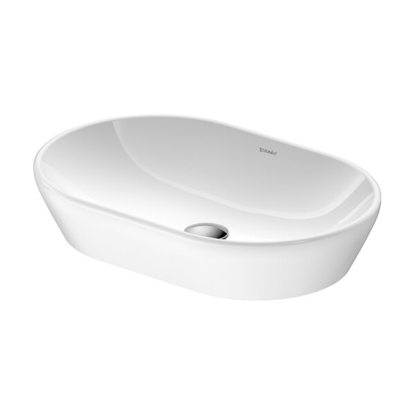 Duravit D-Neo Раковина накладная, овал 600х400  мм, без перелива, без отв под смес, цвет: белый (СПЕЦЦЕНА)