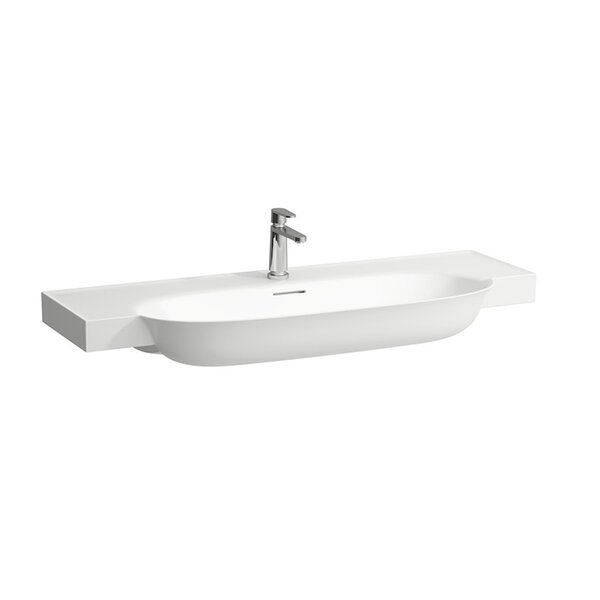 Laufen New Classic Раковина накладная овальная 1200х480х75 мм, с 1 отв,с переливом, цвет белый (ПРОДАЕМ только с базой 4.0605.2.085.631.1 )