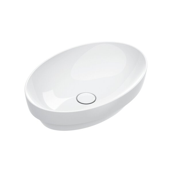 Catalano SFERA Раковина 58x40 h14 встраиваемая, без отв. под смеситель, покрытие Cataglaze+, цвет белый глянцевый