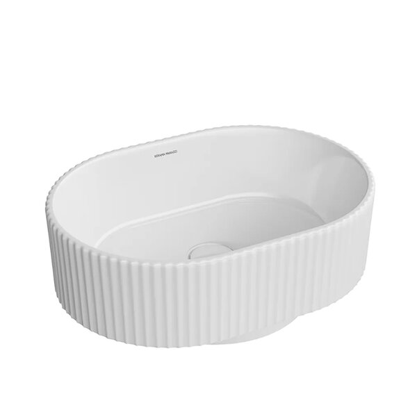 Kerama Marazzi Раковина ARTBASIN Vento накладная 50*36,6*18см, без отв. под смеситель, без перелива, белая глянцевая