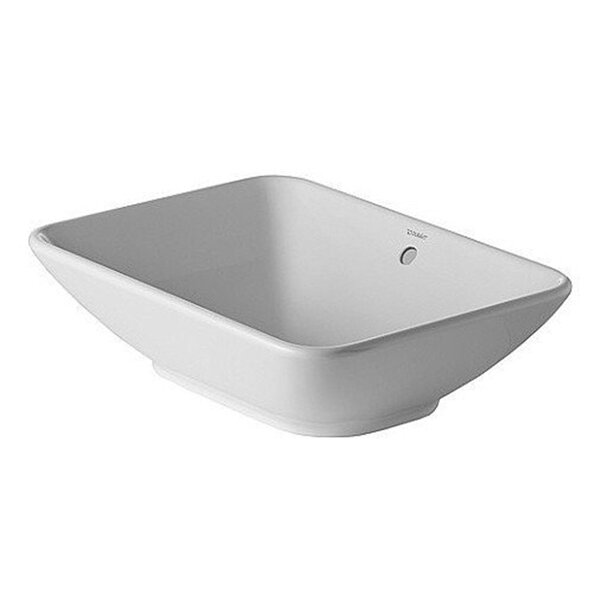 Duravit Bacino Раковина накладная, 550*420, с переливом, с креплениями, цвет белый (СПЕЦЦЕНА со склада поставщика!)