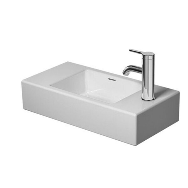 DURAVIT VERO AIR Раковина 500х250 мм., с 1 отверстием для смесителя справа, без перелива, цвет белый (СПЕЦЦЕНА)