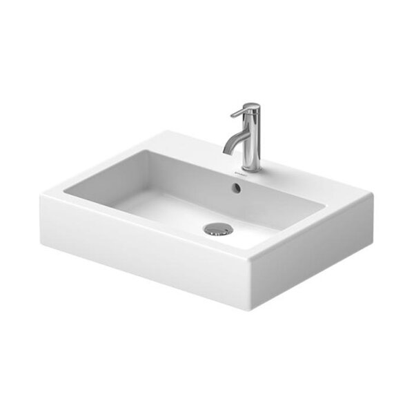Duravit Vero Раковина 600*465 мм, с 1 отверстием под смеситель, цвет: белый