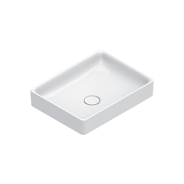 Catalano GREEN Раковина 50x38 накладная, без отв. под смеситель, покрытие Cataglaze+, цвет белый глянцевый