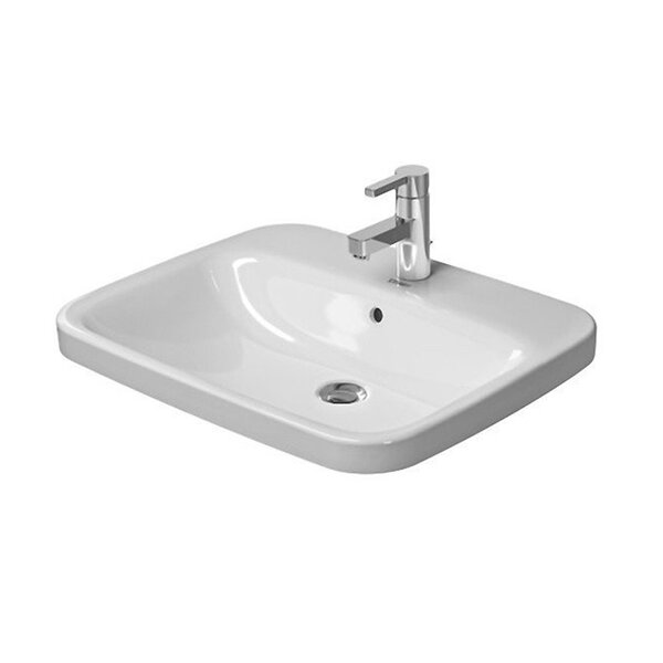 Duravit DuraStyle Раковина встраиваемая сверху , с переливом, 615х495 мм , с 1 отв под смеситель, цвет белый (СПЕЦЦЕНА)