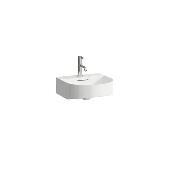 Laufen Sonar Раковина 410х420х140мм с 1 отв. под смеситель, с покр. LLC, цвет: белый