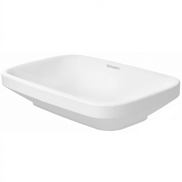 Duravit DuraStyle Раковина шлифованный вариант, без перелива, без площадки под смес., вкл  крепление, 600x380мм, Цвет: Белый (СПЕЦЦЕНА с нашего склад)