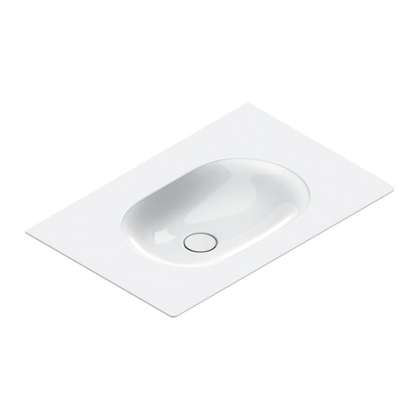 Catalano SFERA Раковина консоль 75x50, без отв. под смеситель, покрытие Cataglaze+, цвет белый глянцевый