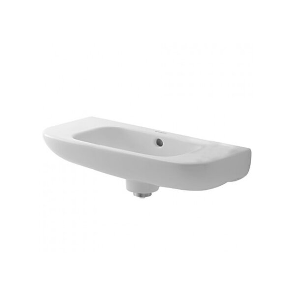 Duravit D-Code Раковина для рук с перел., без отв. под смес., 500x220мм, Цвет: Белый