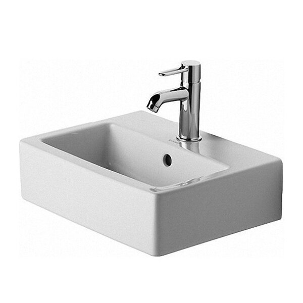 Duravit Vero Мебельная раковина для рук, с перел., с 1 отв. под смес., 450x350мм, Цвет: Белый