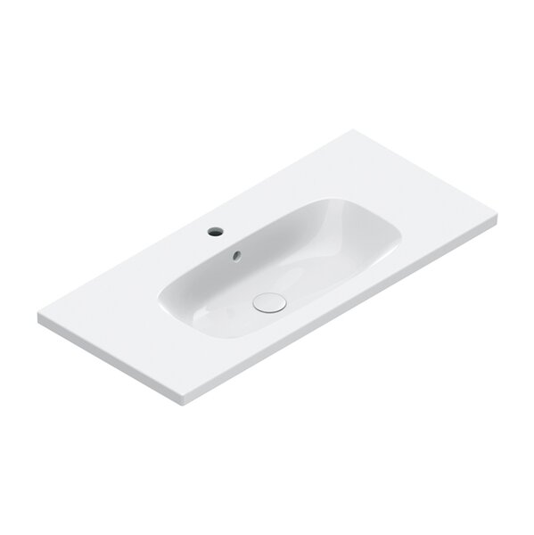 Catalano ALVEA Раковина 100x46, с 1 отв. под смеситель, покрытие Cataglaze+, цвет белый глянцевый