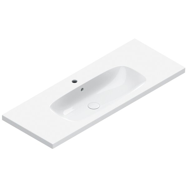 Catalano ALVEA Раковина 120x46, с 1 отв. под смеситель, покрытие Cataglaze+, цвет белый глянцевый