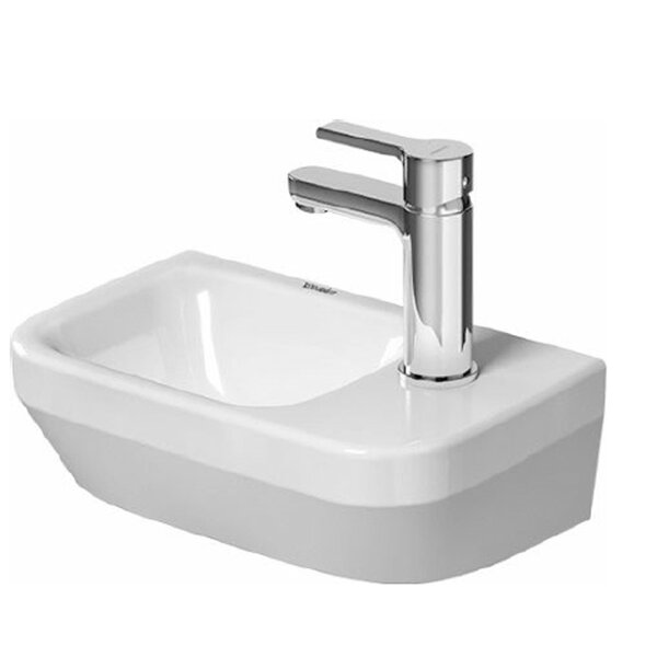 Duravit DuraStyle Умывальник для рук 360х220 мм, с  отв. для смесителя справа ,без перелива, вкл. крепление, глазуровка снизу цвет: белый