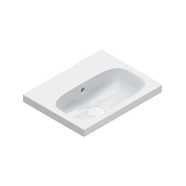 Catalano ALVEA Раковина 45x35, без отв. под смеситель, покрытие Cataglaze+, цвет белый глянцевый