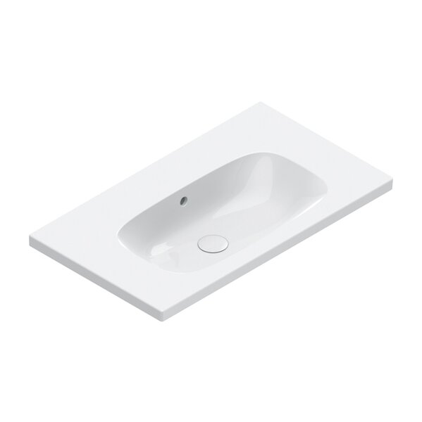 Catalano ALVEA Раковина 80x46, без отв. под смеситель, покрытие Cataglaze+, цвет белый глянцевый