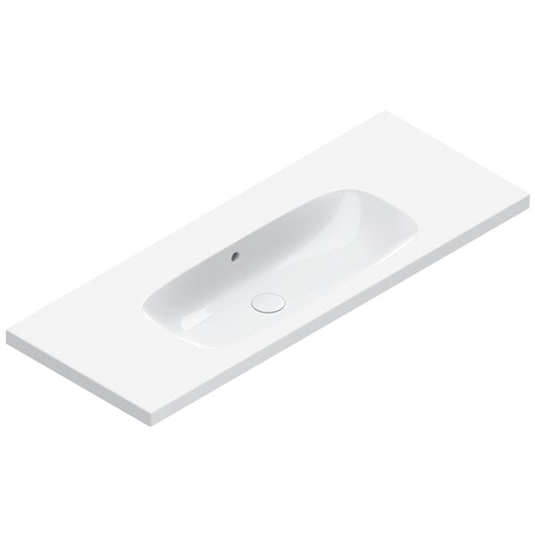 Catalano ALVEA Раковина 120x46, без отв. под смеситель, покрытие Cataglaze+, цвет белый глянцевый