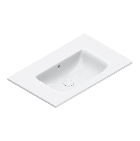 Catalano ITALY Раковина 80x50, без отв. под смеситель, покрытие Cataglaze+, цвет белый глянцевый