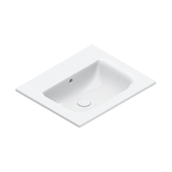Catalano ITALY Раковина 60x50, без отв. под смеситель, покрытие Cataglaze+, цвет белый глянцевый
