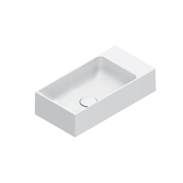 Catalano PREMIUM Раковина 50x25, без отв. под смеситель, покрытие Cataglaze+, цвет белый глянцевый