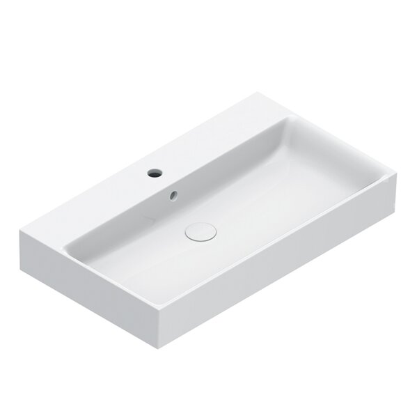 Catalano PREMIUM Раковина 80x47, с 1 отв. под смеситель, покрытие Cataglaze+, цвет белый глянцевый
