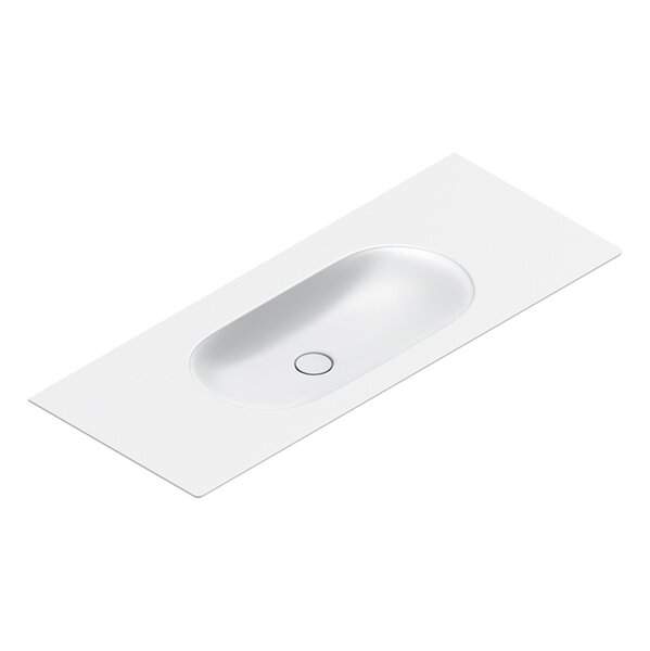 Catalano SFERA Раковина консоль 125x50, без отв. под смеситель, покрытие Cataglaze+, цвет белый матовый