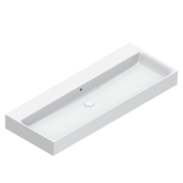 Catalano PREMIUM Раковина 120x47, без отв. под смеситель, покрытие Cataglaze+, цвет белый матовый