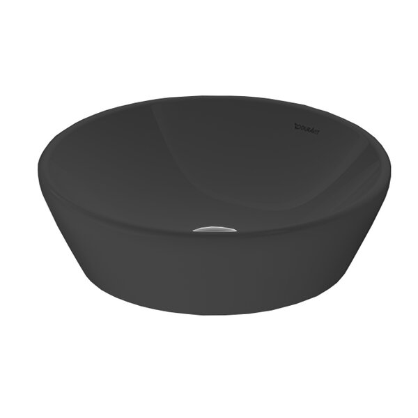 Duravit D-Neo Раковина накладная 400х400  мм, без перелива, без отв под смес, цвет: антрацит матовый (СПЕЦЦЕНА)