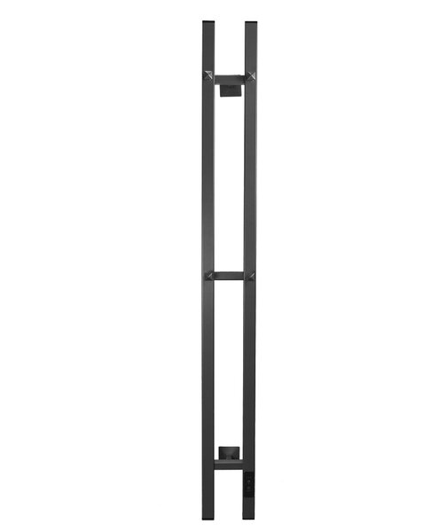 Полотенцесушитель электрический с/т Comfysan Alto-K EC-2 120/10, оружейная сталь, гальваника