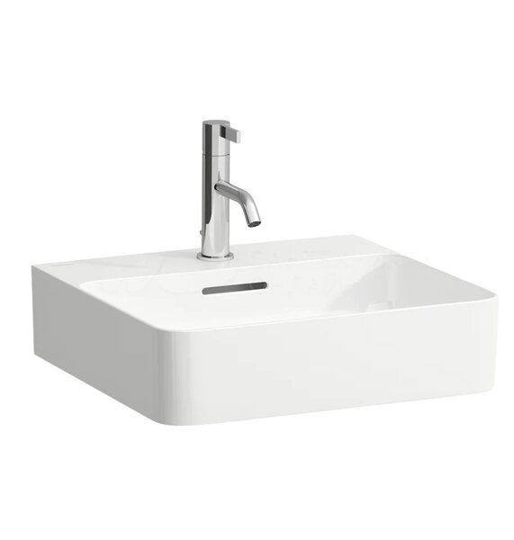 Laufen VAL Раковина 450х420х155мм с 1 отв. под смеситель, цвет: белый (последние 3шт продаем с базами 4.1010.2.160)