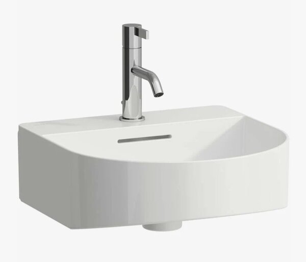 Laufen Sonar Раковина 410х420х140мм с 1 отв. под смеситель, с покр. LLC, цвет: белый