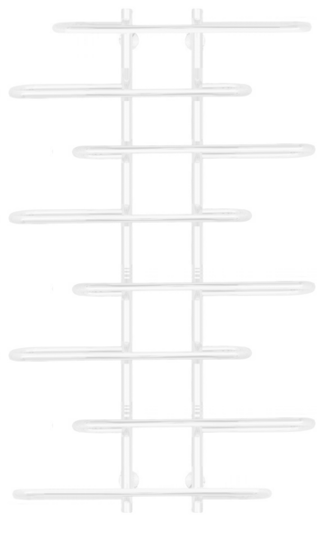 Полотенцесушитель электрический Secado Венеция 4 120x20x70 белый матовый