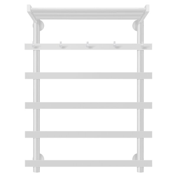 Полотенцесушитель электрический Secado Понтида 1 КСП 80x40x50 белый матовый