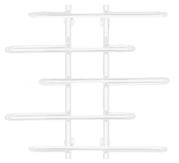 Полотенцесушитель электрический Secado Венеция 4 80x20x80 белый матовый