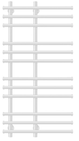 Полотенцесушитель электрический Secado Турин 3 100x20x50 белый матовый