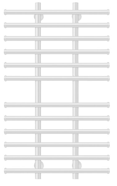 Полотенцесушитель электрический Secado Турин 4 120x20x70 белый матовый