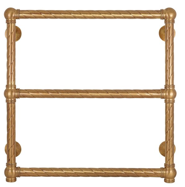 Полотенцесушитель водяной латунный Secado Фалерони 1 Trenza 40x60 бронза