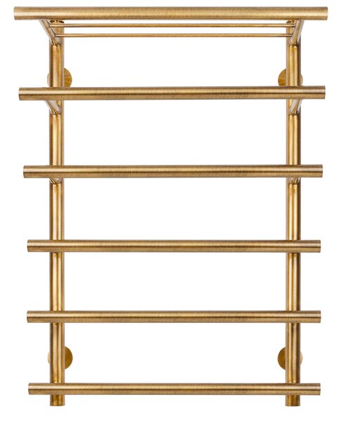 Полотенцесушитель электрический латунный Secado Турин 6 80x50x60 бронза
