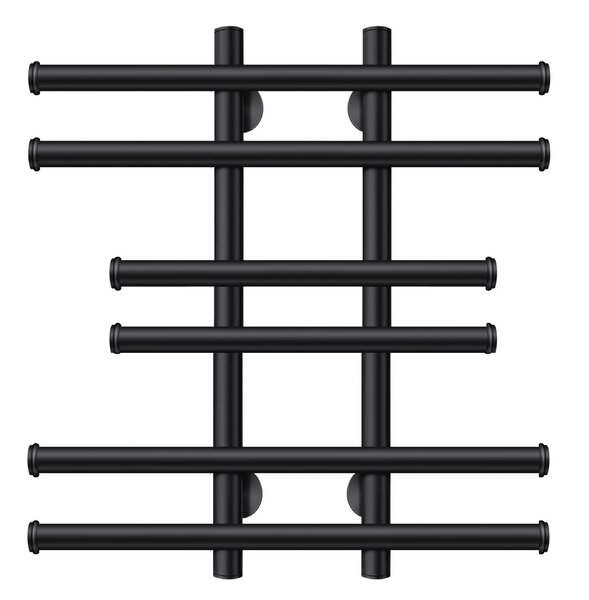 Полотенцесушитель водяной Secado Турин 2 60x20x60 черный матовый