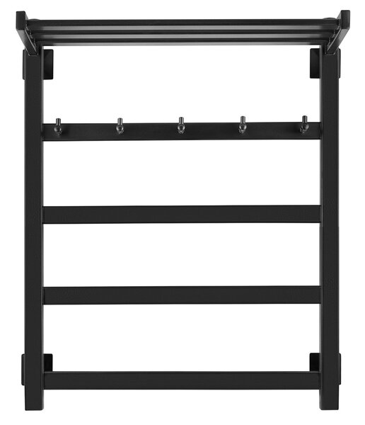 Полотенцесушитель электрический Secado Корсико 1 КСП 60x60 черный матовый