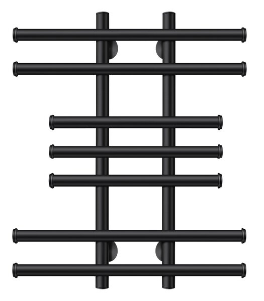 Полотенцесушитель электрический Secado Турин 2 80x20x70 черный матовый