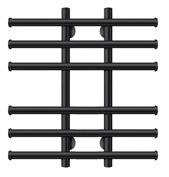 Полотенцесушитель электрический Secado Турин 4 60x20x60 черный матовый