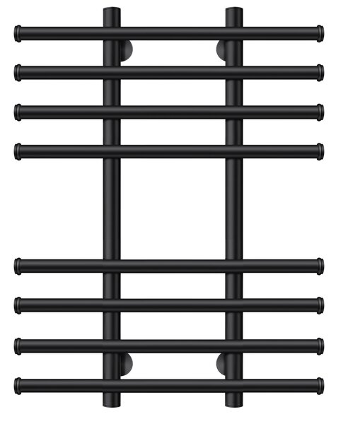 Полотенцесушитель электрический Secado Турин 4 80x20x60 черный матовый