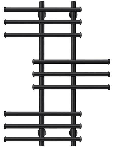 Полотенцесушитель электрический Secado Турин 5 100x20x50 черный матовый